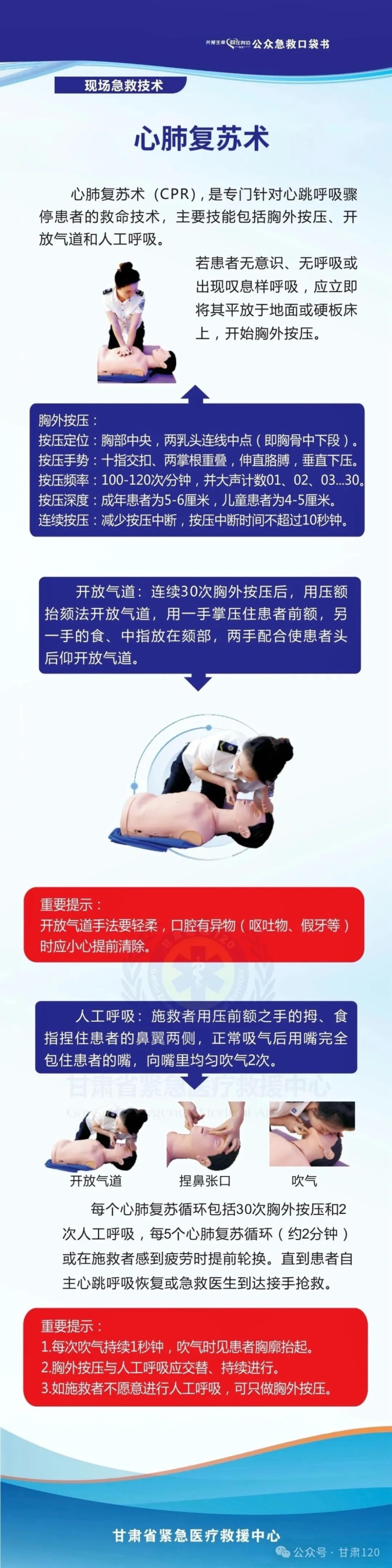 把急救知识装进口袋丨心肺复苏术