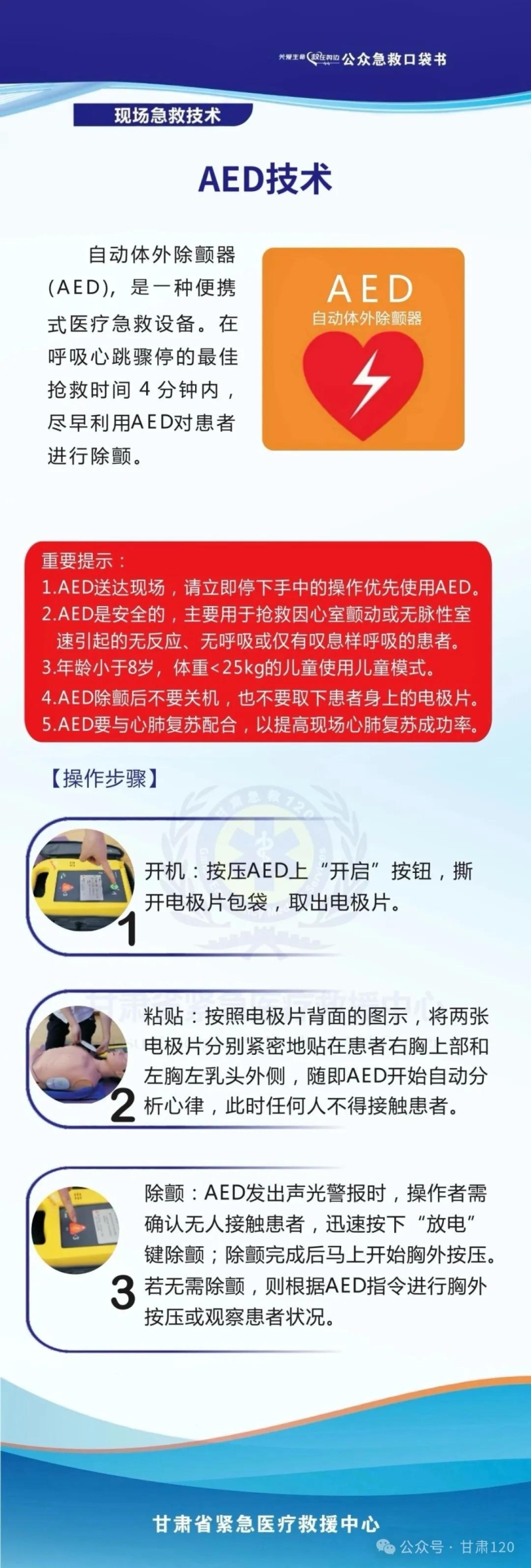 把急救知识装进口袋丨AED技术